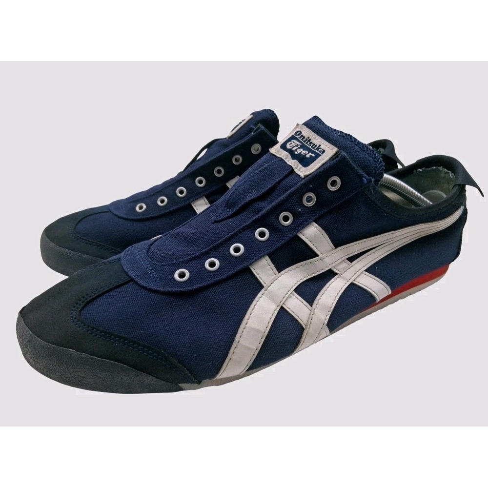Onitsuka Tiger Mexico 66 Slip-On Shoes Mens Size 13 Blue Casual Sneakers D3KON